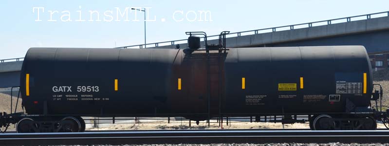Car/wagon GATX59513 left side / coté gauche